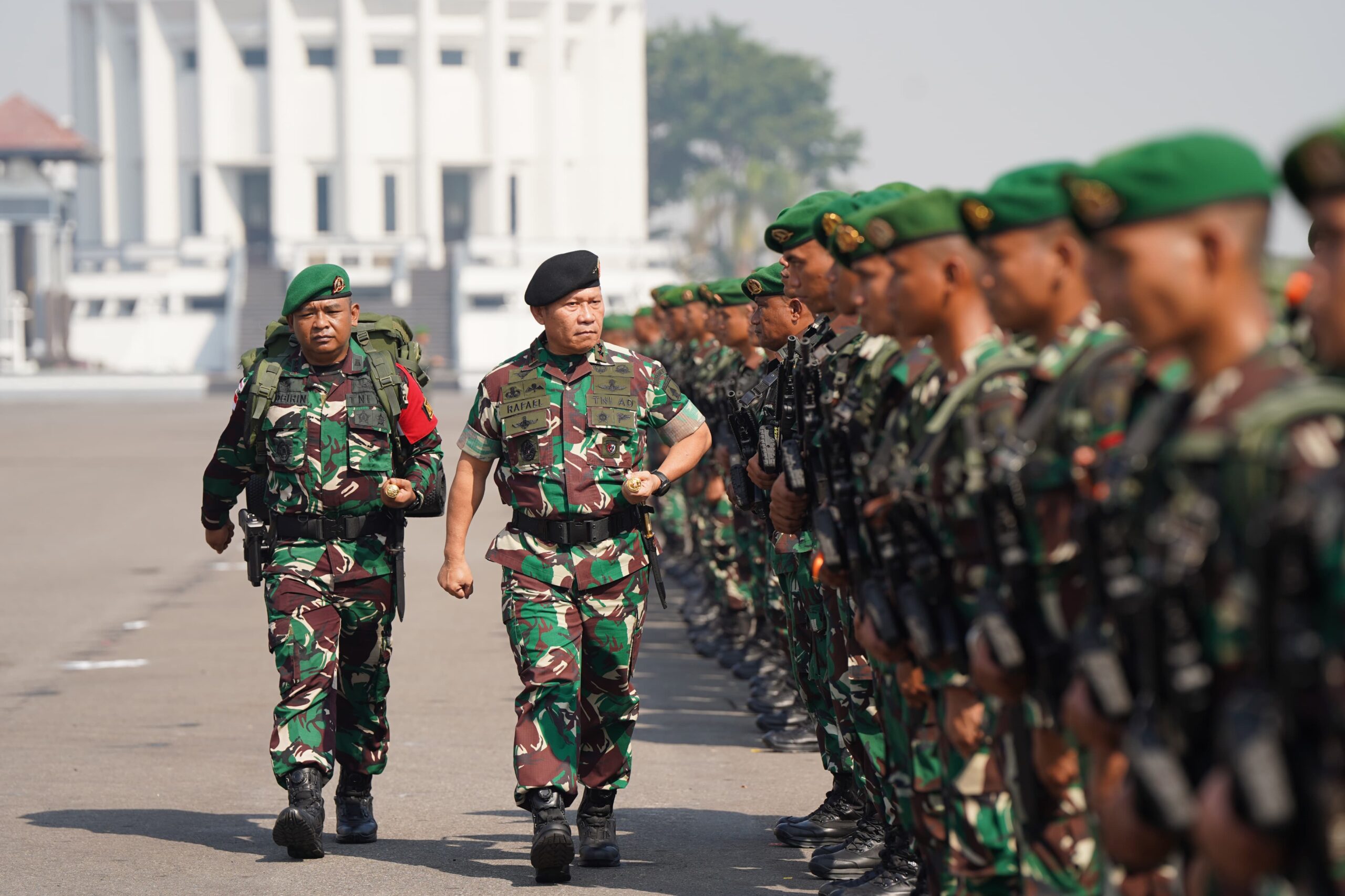 Dangartap III/Surabaya Kirim Pasukan Yonzipur 5/ABW ke Kalimantan Barat